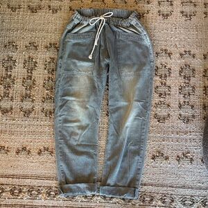 Striped Pants with Drawstring